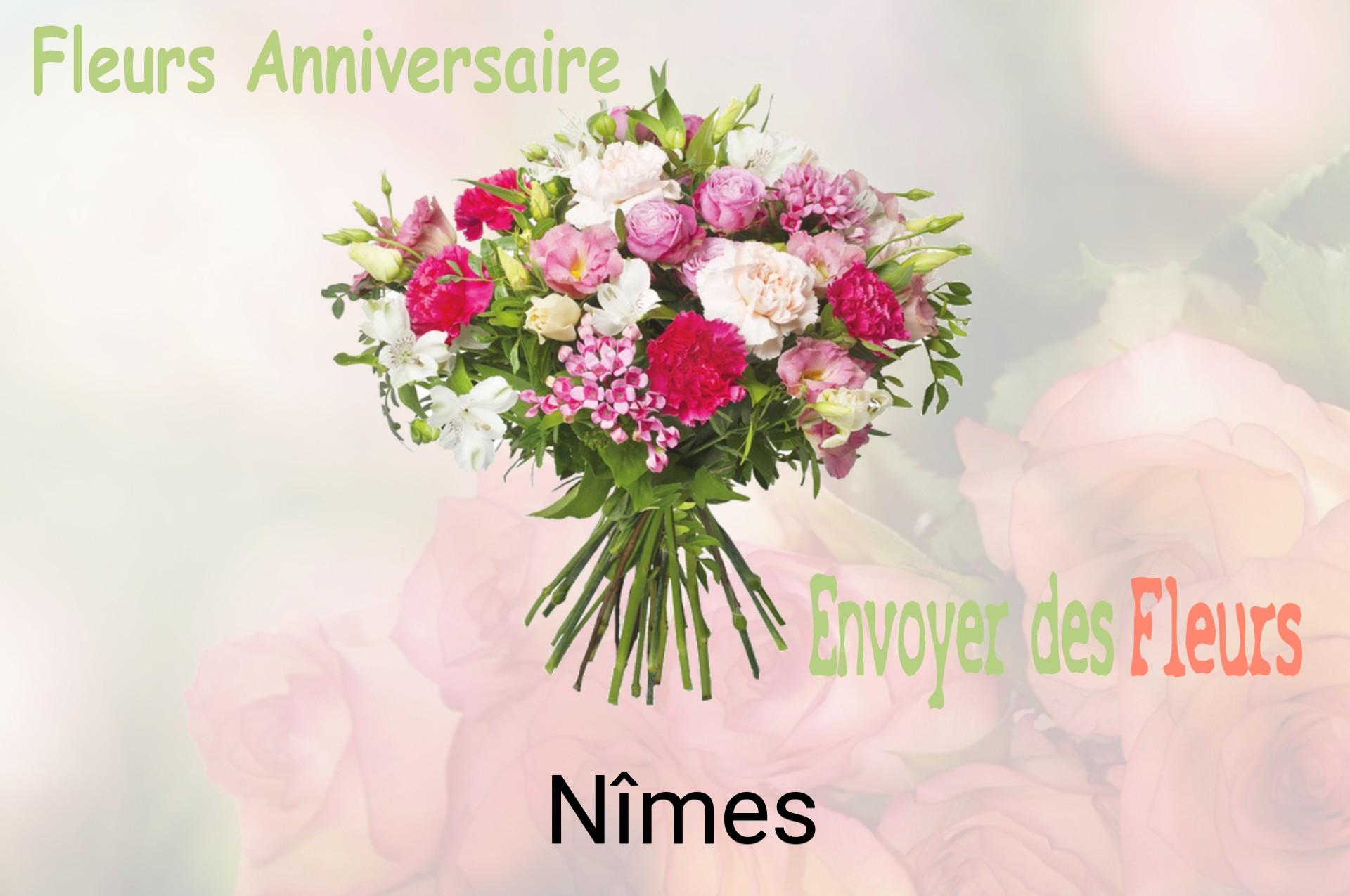 Bouquet de fleurs d’anniversaire livré à Nîmes