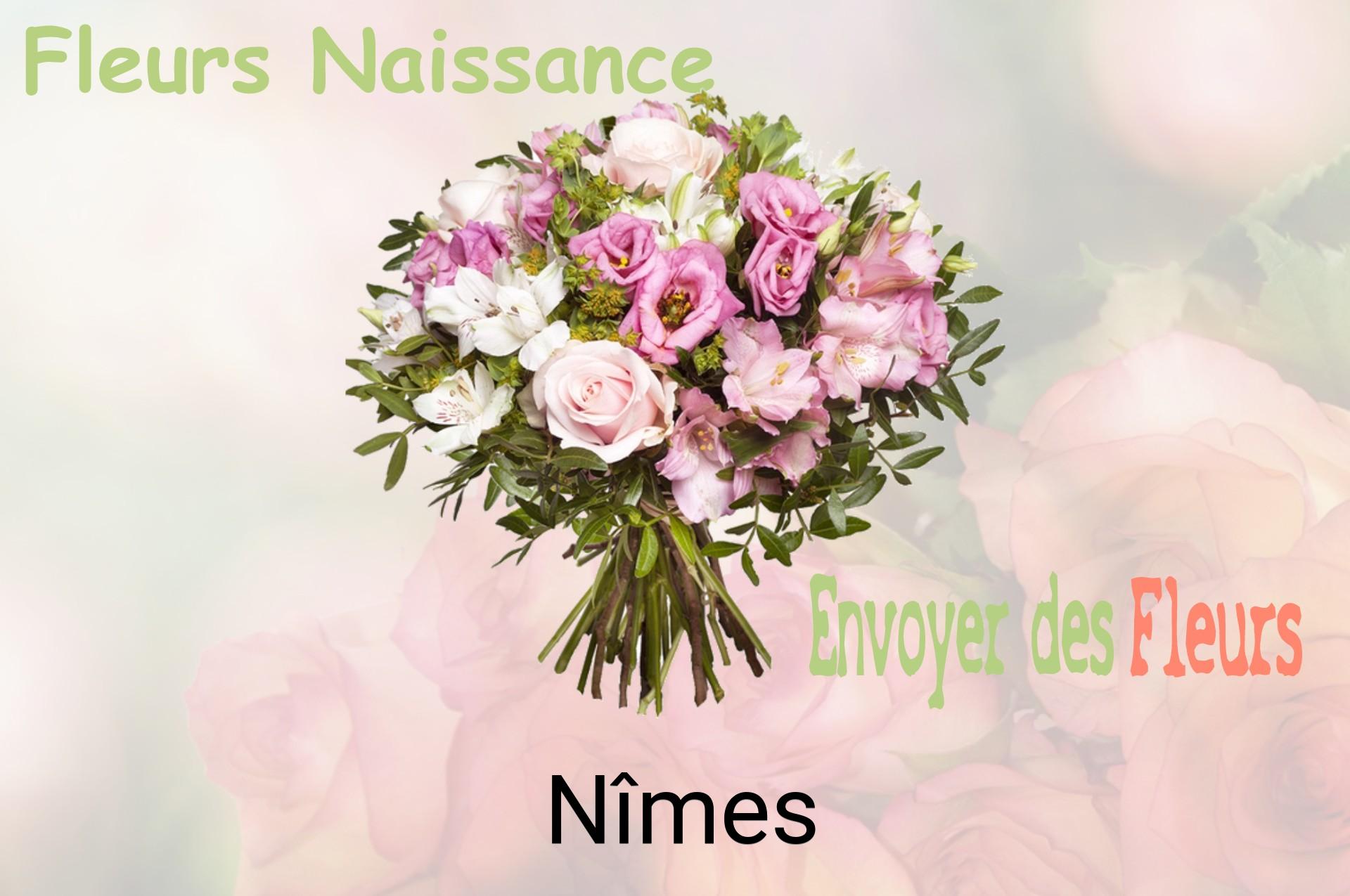Bouquet de fleurs de naissance livré à Nîmes